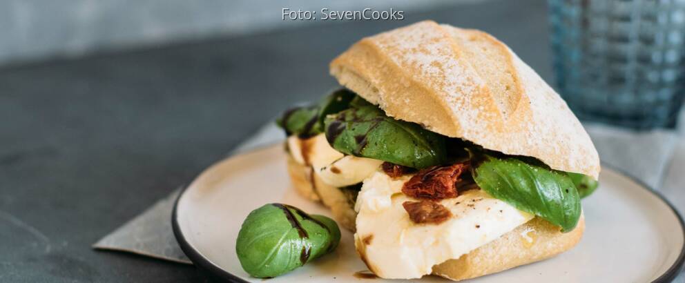 Vegetarisches Rezept: Italian-Caprese-Sandwich
