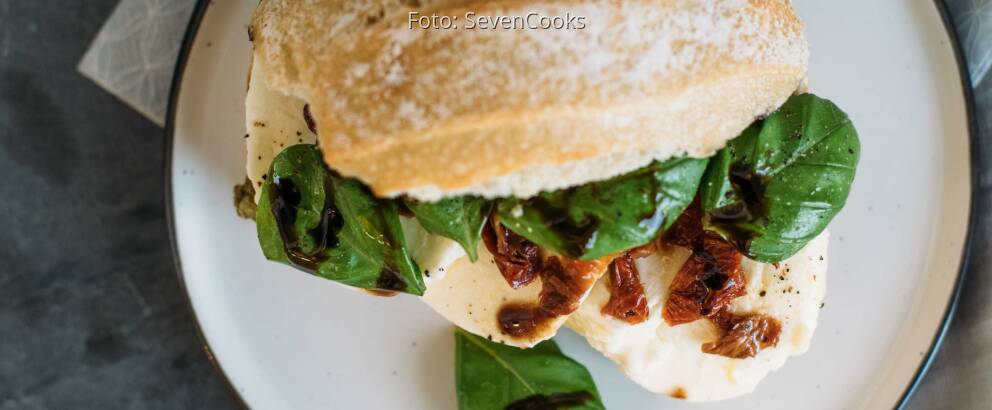 Vegetarisches Rezept: Italian-Caprese-Sandwich