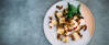 Vegetarisches Rezept: Karamellisierte Pfirsiche