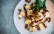 Vegetarisches Rezept: Karamellisierte Pfirsiche