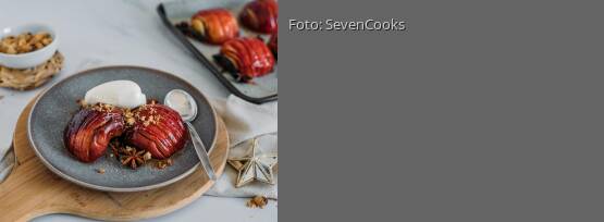 Rezeptbild für "Karamellisierter Bratapfel"