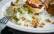 Vegetarisches Rezept: Karamellisierter Fenchel mit Ziegenkäse und geröstetem Brot