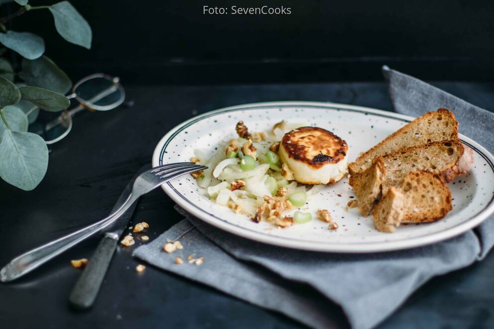 Karamellisierter Fenchel mit Ziegenkäse und geröstetem B… von StefanieCooks