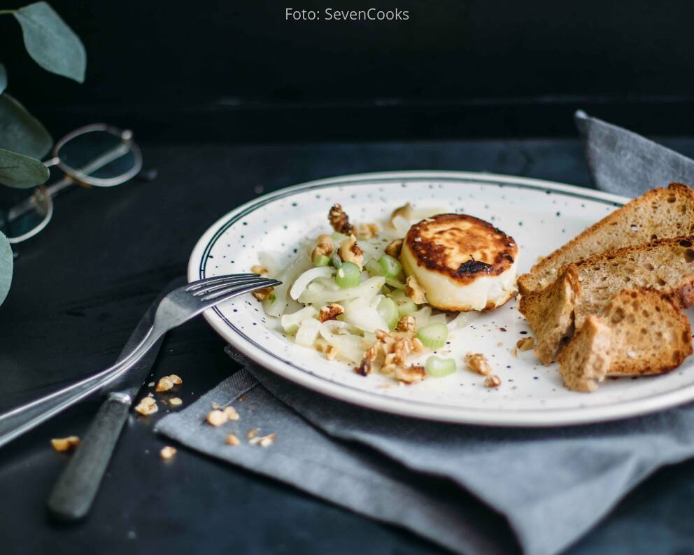 Karamellisierter Fenchel mit Ziegenkäse und geröstetem B… von StefanieCooks Karamellisierter Fenchel mit Ziegenkäse und geröstetem B… von StefanieCooks