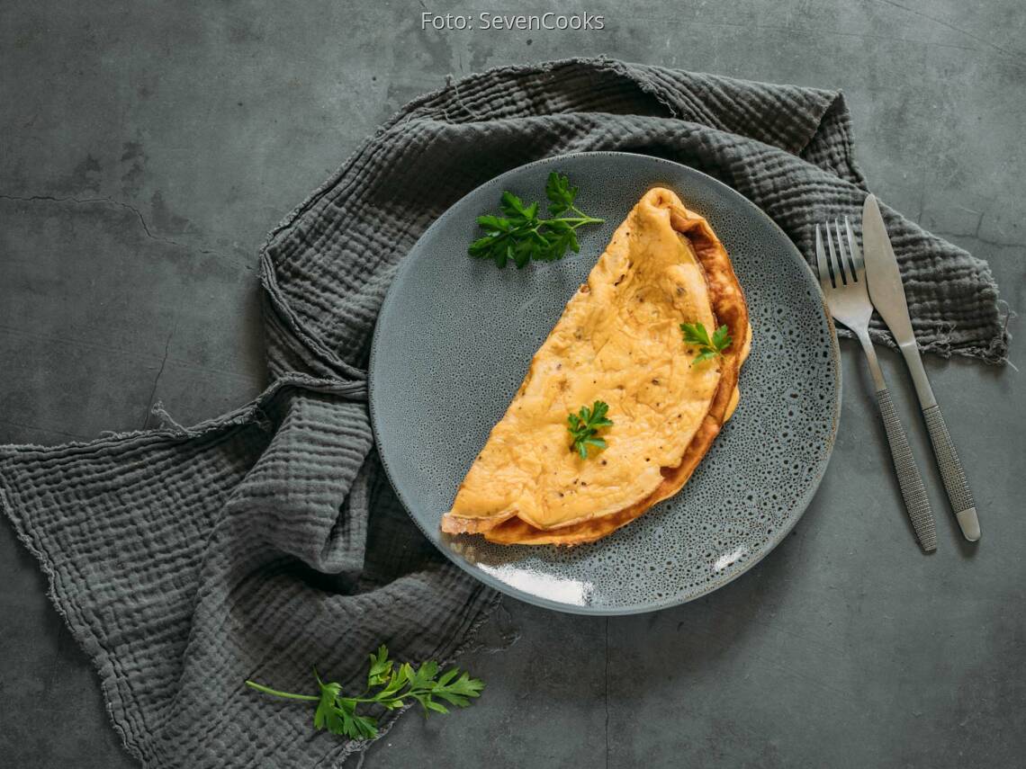Vegetarisches Rezept: Klassisches Omelett 2