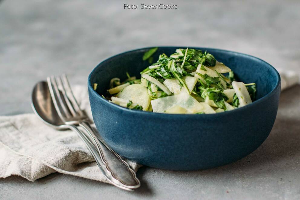 Kohlrabisalat mit Senf-Dressing von SevenCooks