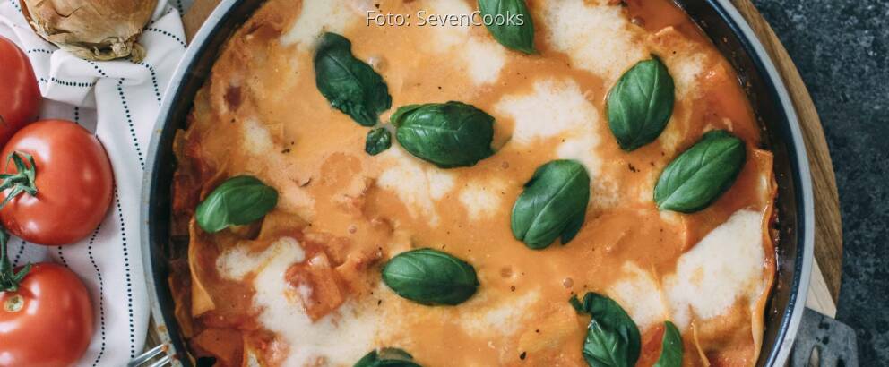 Vegetarisches Rezept: Lasagne aus der Pfanne