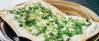 Vegetarisches Rezept: Lauchzwiebel-Flammkuchen