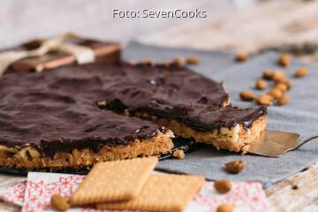 Mandel-Karamell-Schokoladen-Tarte Von SevenCooks