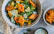 Vegetarisches Rezept: Meal-Prep: Pfannkuchenrauten auf Salat 3