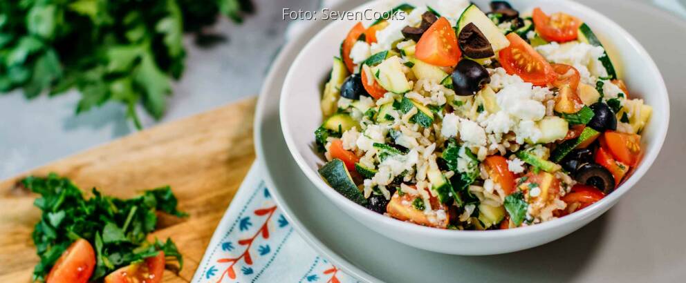 Vegetarisches Rezept: Mediterraner Reissalat_2