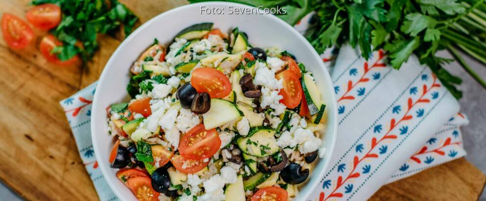 Vegetarisches Rezept: Mediterraner Reissalat_3