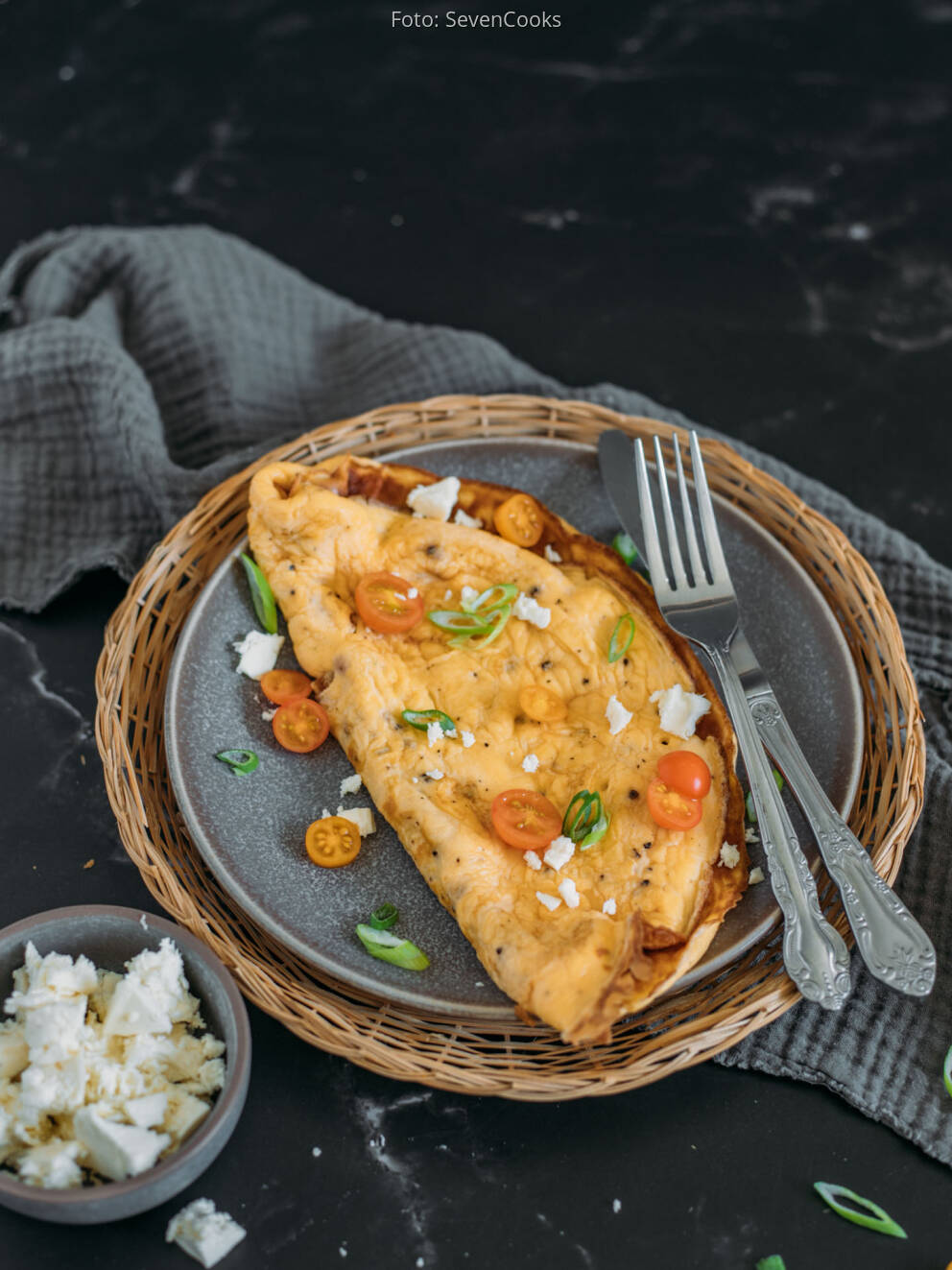 Mediterranes Omelett mit Feta von SevenCooks