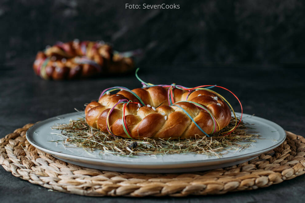 Mini-Osterkranz – das einfache Rezept für den Osterklassiker von SevenCooks