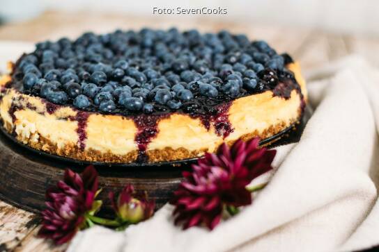 NY Cheesecake mit Heidelbeertopping von Fräulein Edith