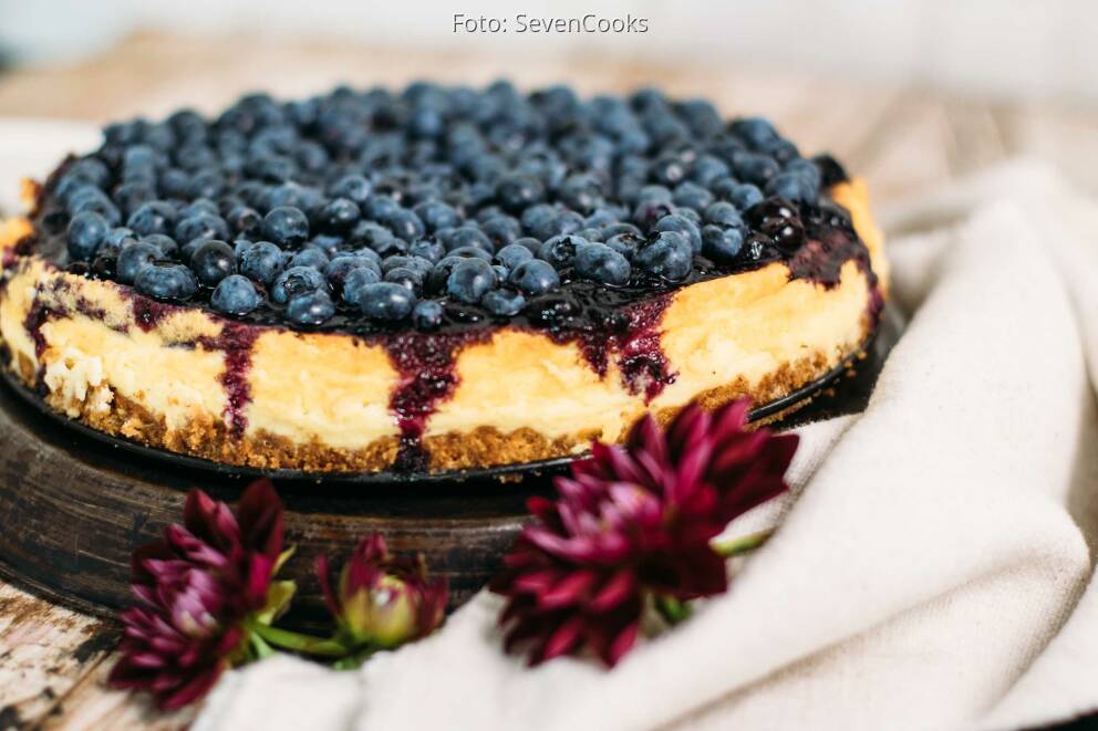 NY Cheesecake mit Heidelbeertopping von Fräulein Edith
