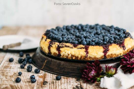 NY Cheesecake mit Heidelbeertopping von Fräulein Edith