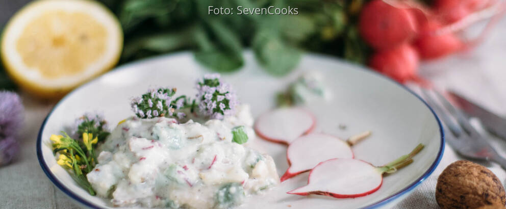 Vegetarisches Rezept: Obazda mit Roquefort, Birne und Walnuss_1