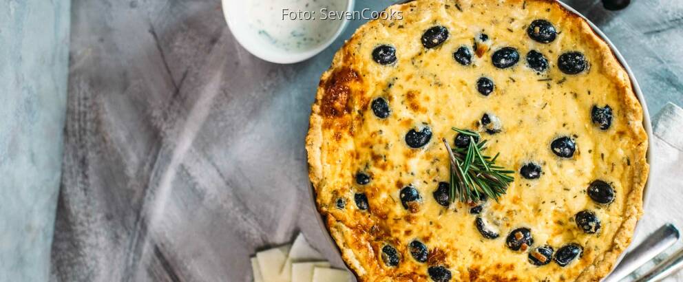 Vegetarisches Rezept: Oliven-Parmesan-Quiche 2
