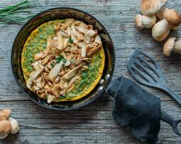 Vegetarisches Rezept: Omelett mit Steinpilzen_1
