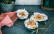 Vegetarisches Rezept: Panierter Feta mit Lavendel