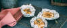 Vegetarisches Rezept: Panierter Feta mit Lavendel