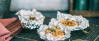 Vegetarisches Rezept: Panierter Feta mit Lavendel