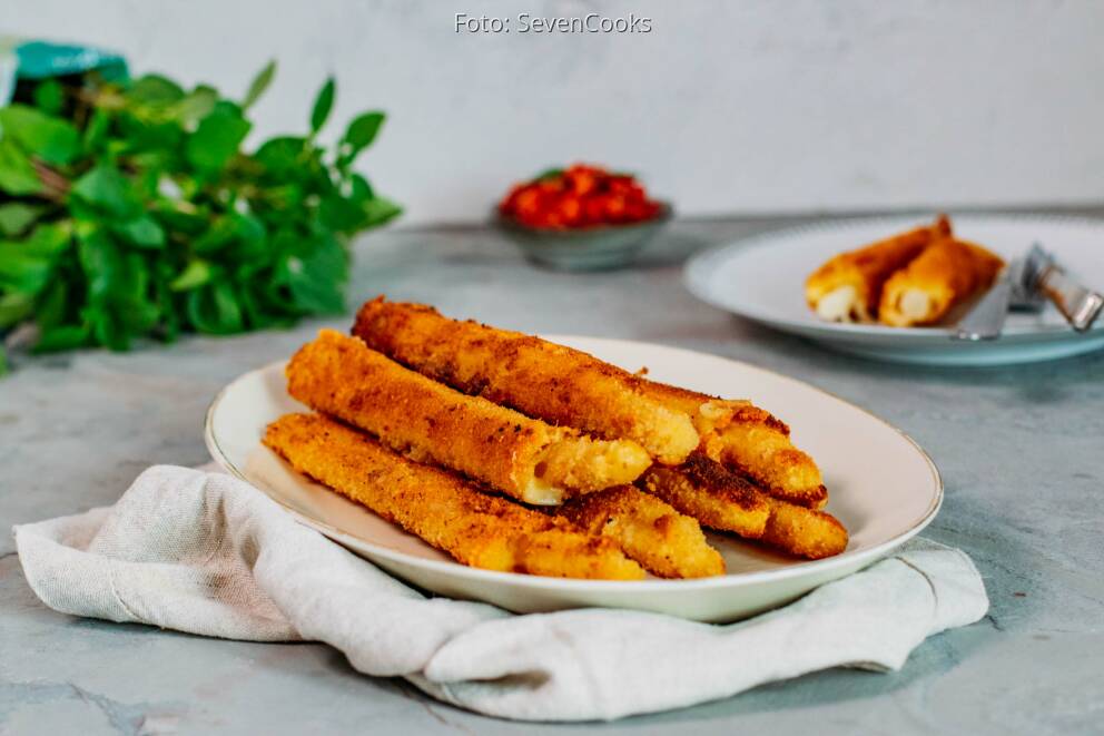 Panierter Spargel mit Käse von SevenCooks