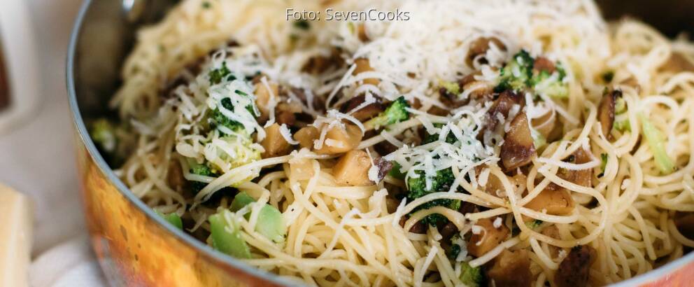 Vegetarisches Rezept: Pasta mit gehackten Maronen 3