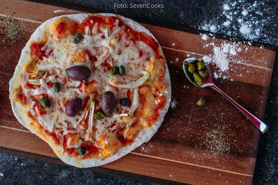 Vegetarisches Rezept: Pizza vom Grill 3