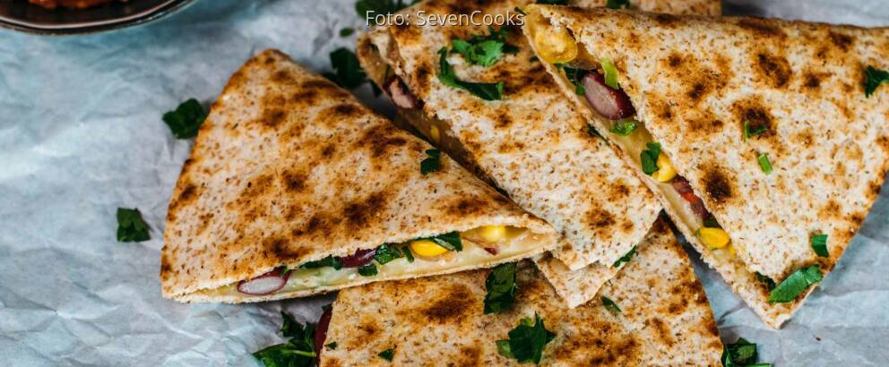 Vegetarisches Rezept: Quesadillas mit Gemüse 1