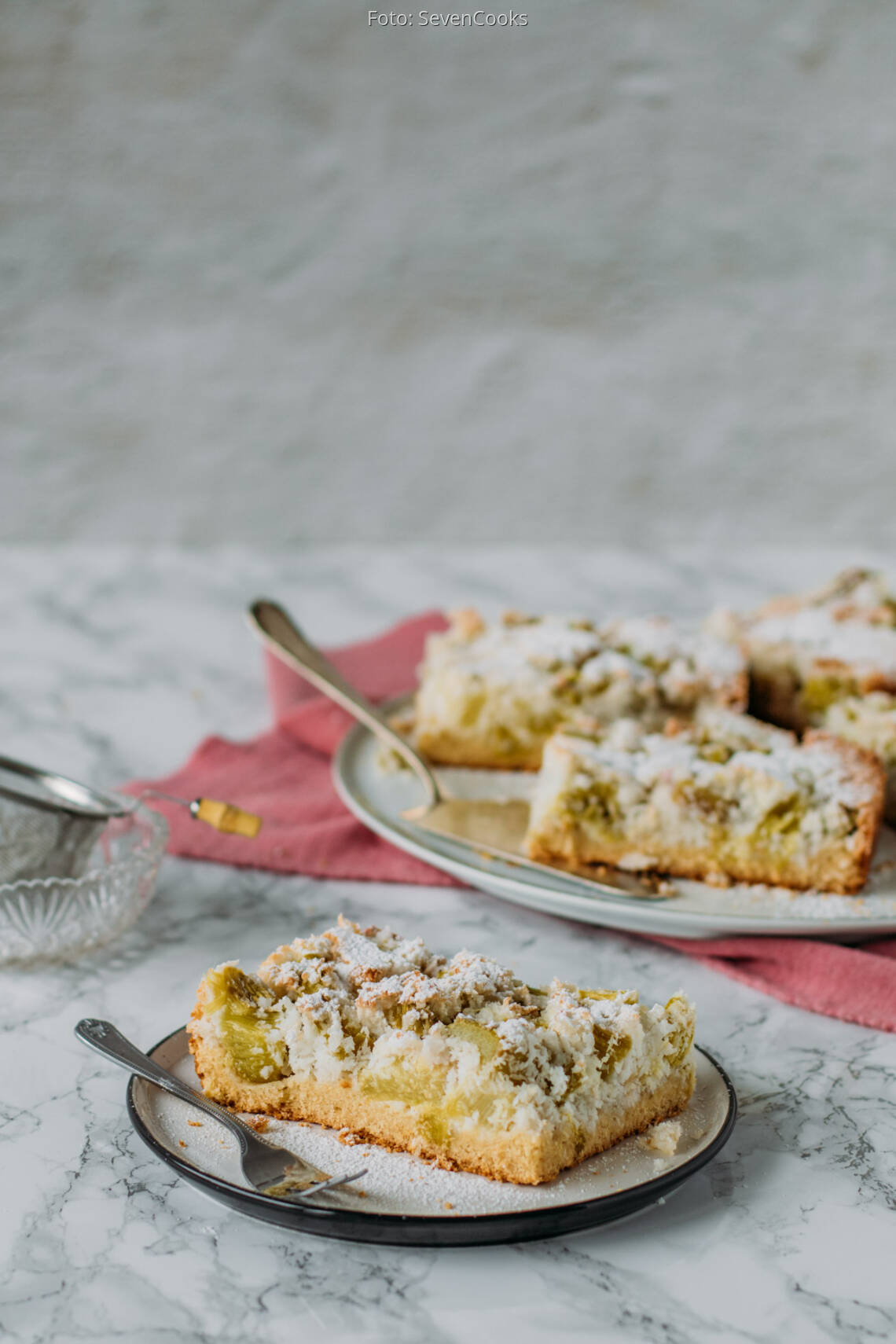 Rhabarber-Kokos-Kuchen von SevenCooks