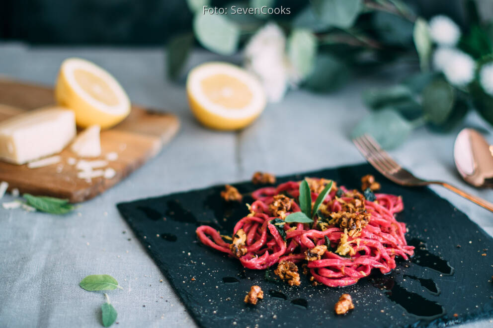 Rote-Bete-Pasta Von SevenCooks