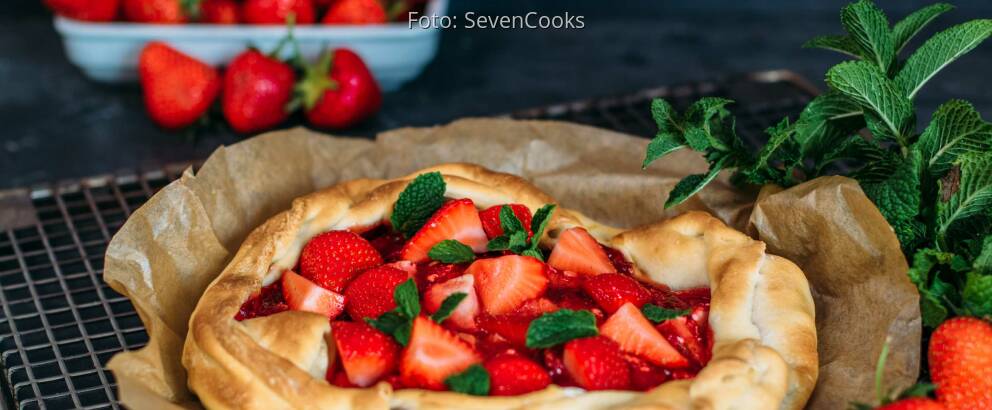 Vegetarisches Rezept: Saftiger Erdbeerkuchen vom Grill_1