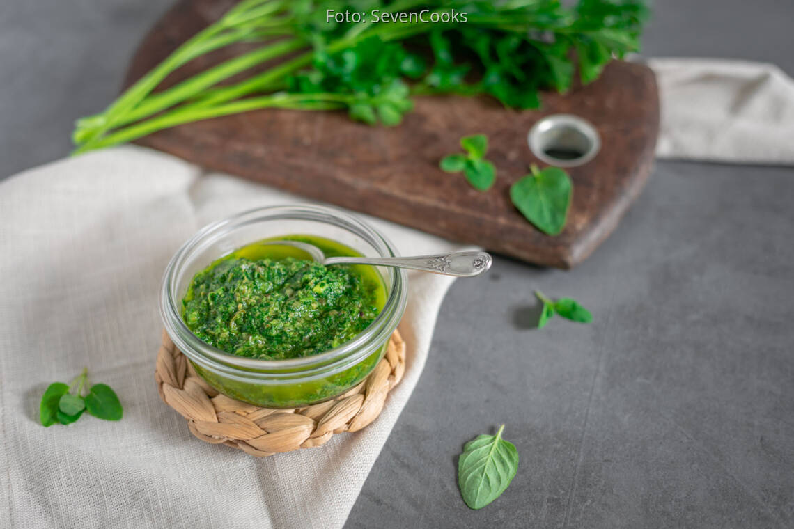 Vegetarisches Rezept: Salsa Verde 3