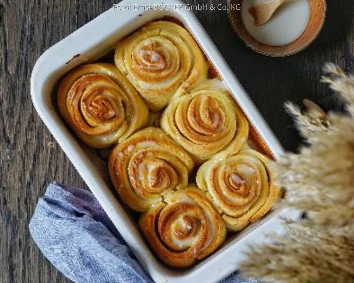 Vegetarisches Rezept: Sauerteig-Zimtschnecken