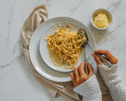 Vegetarisches Rezept: Spaghetti Cacio e Pepe 1