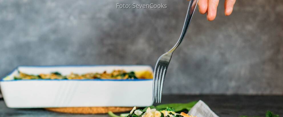 Vegetarisches Rezept: Spinat-Gnocchi-Auflauf mit Curry 3
