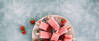 Vegetarisches Rezept: Strawberry-Cheesecake-Eis am Stiel