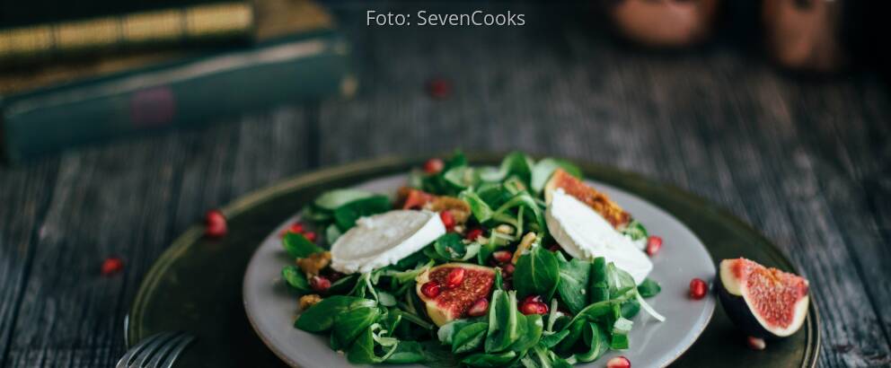 Vegetarisches Rezept: Süß-würziger Herbstsalat