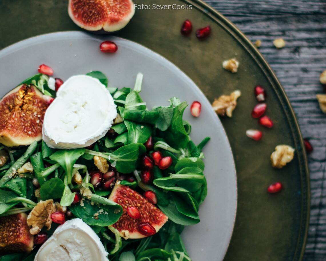 Vegetarisches Rezept: Süß-würziger Herbstsalat