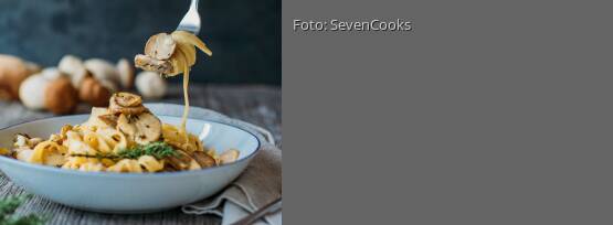 Rezeptbild für "Pasta mit frischen Steinpilzen"