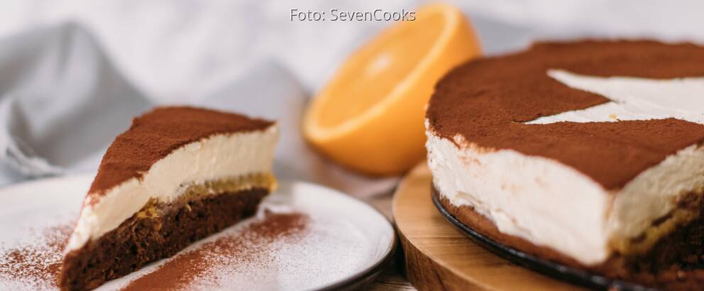 Vegetarisches Rezept: Tiramisu-Torte mit Orangen 2