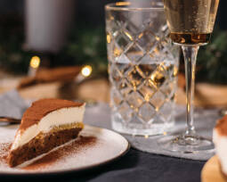 Vegetarisches Rezept: Tiramisu-Torte mit Orangen Weihnachtsmenü 1