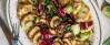 Vegetarisches Rezept: Winterlicher Knödelsalat mit Rosenkohl & Pilzen 3