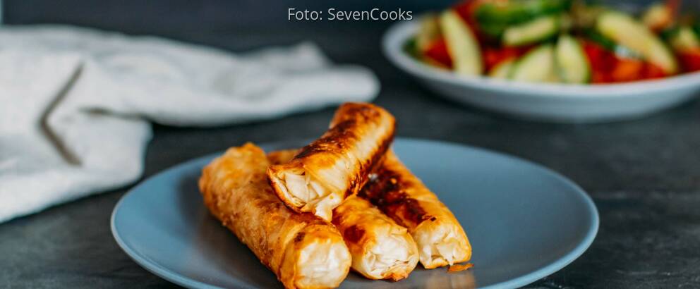 Vegetarisches Rezept: Zigarrenbörek mit Feta_1