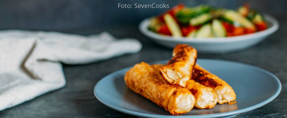 Vegetarisches Rezept: Zigarrenbörek mit Feta_2