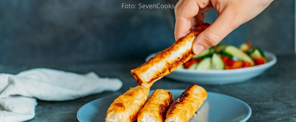 Vegetarisches Rezept: Zigarrenbörek mit Feta_3