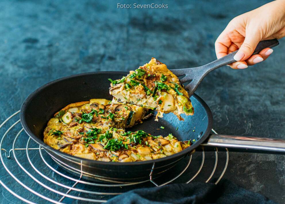 Zucchini-Pilz-Tortilla von TanjaCooks Zucchini-Pilz-Tortilla von TanjaCooks