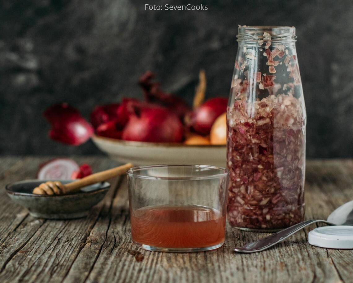 Vegetarisches Rezept: Zwiebelsaft 2